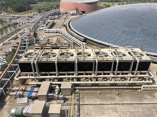 玻璃鋼冷卻塔發(fā)生破裂的原因以及該怎樣防預(yù),圓形玻璃鋼冷卻塔